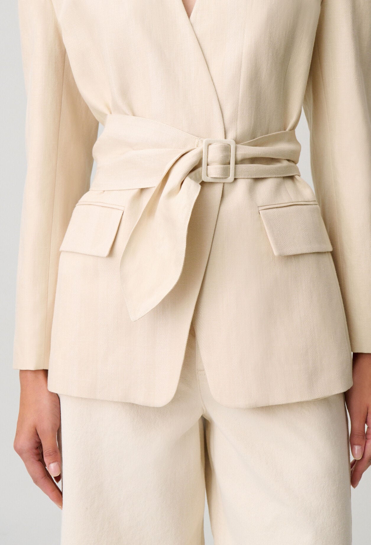 Chaqueta sastre cuello kimono