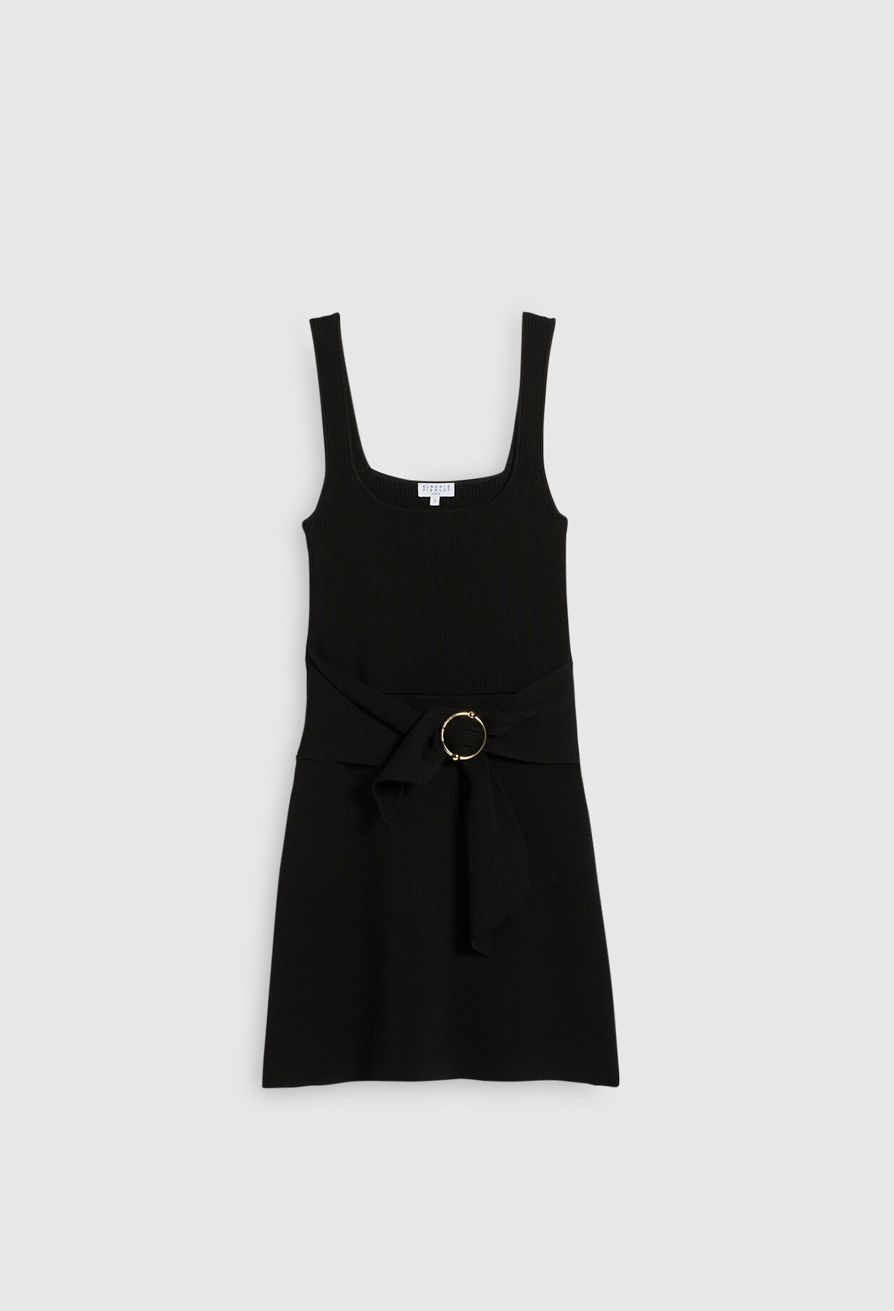 Vestido corto de punto