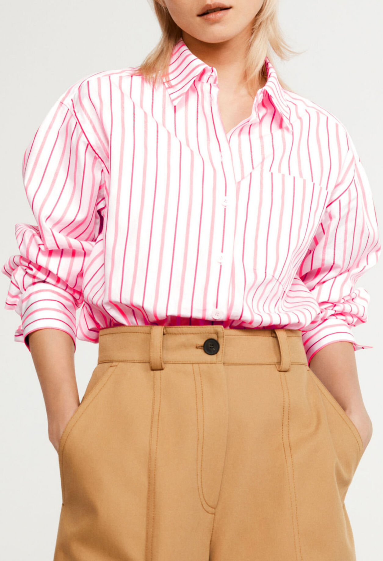 Camisa de rayas oversize