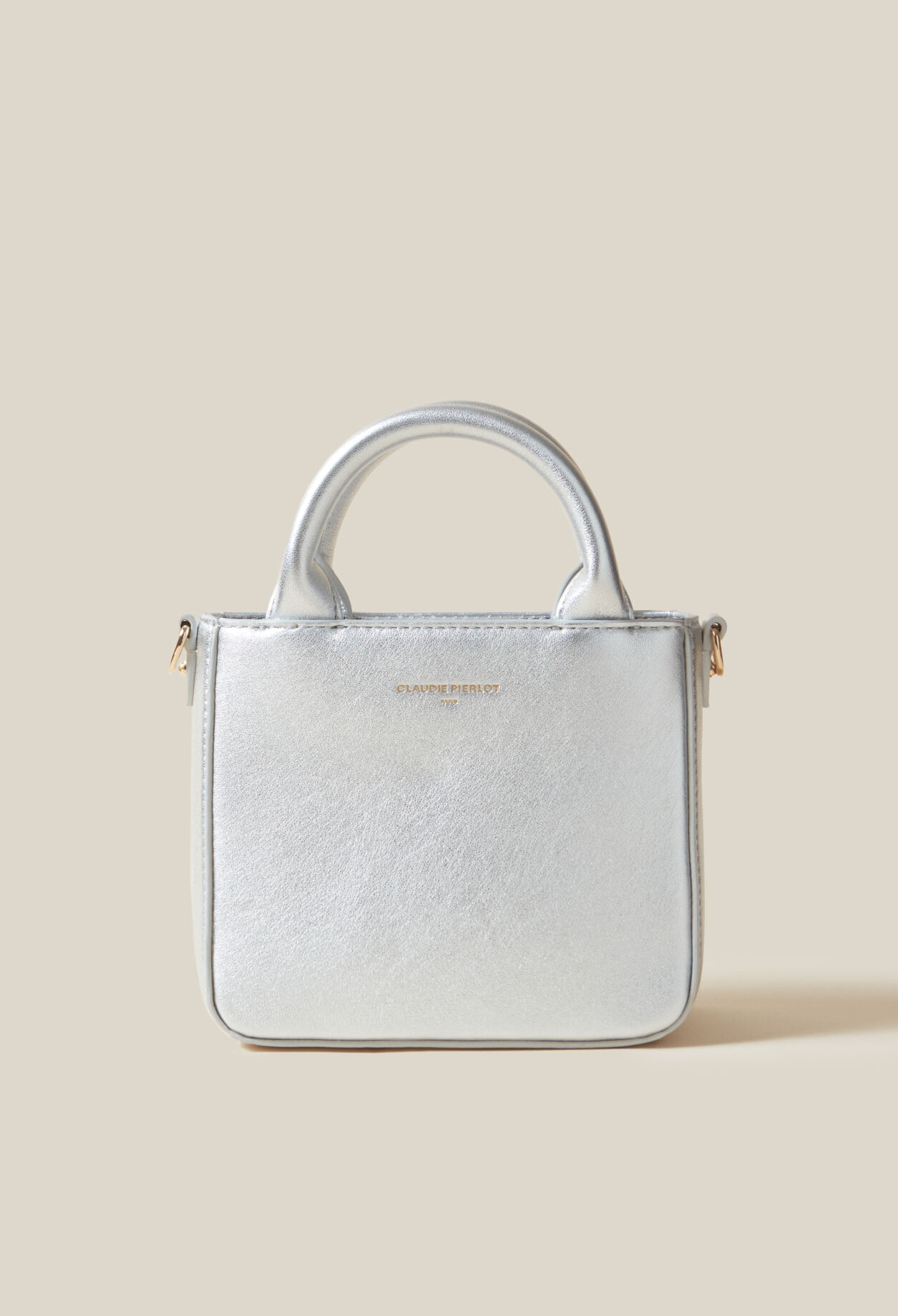 Bolso Anouck nano plateado