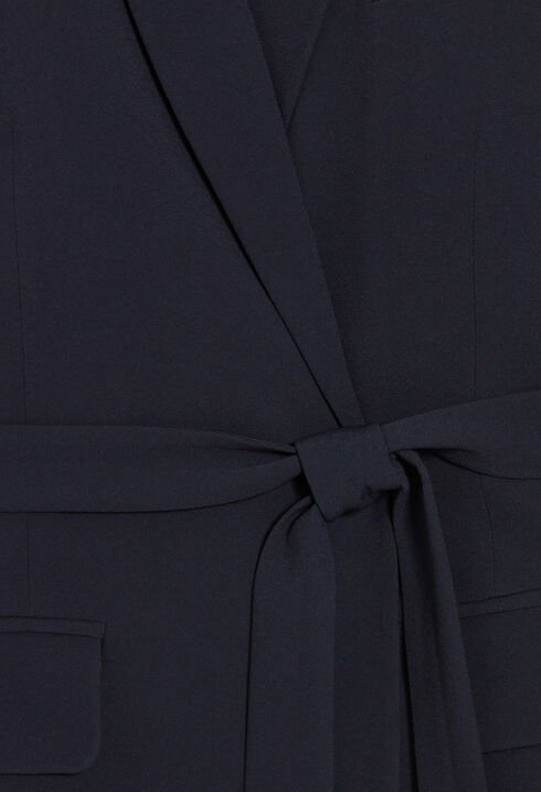 Chaqueta de traje azul marino 