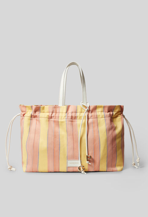 Gran bolso shopper a rayas