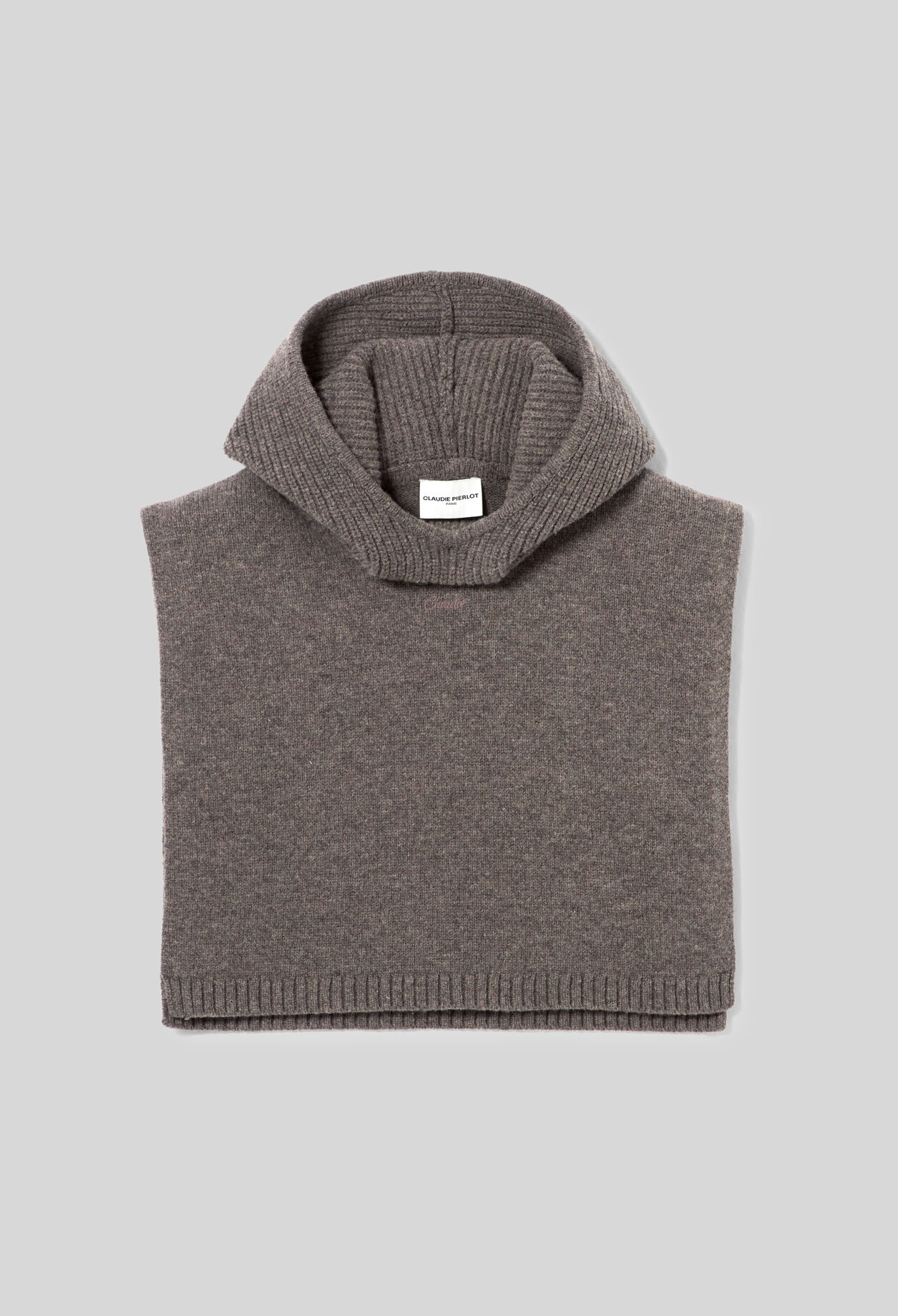 Collar de punto con capucha