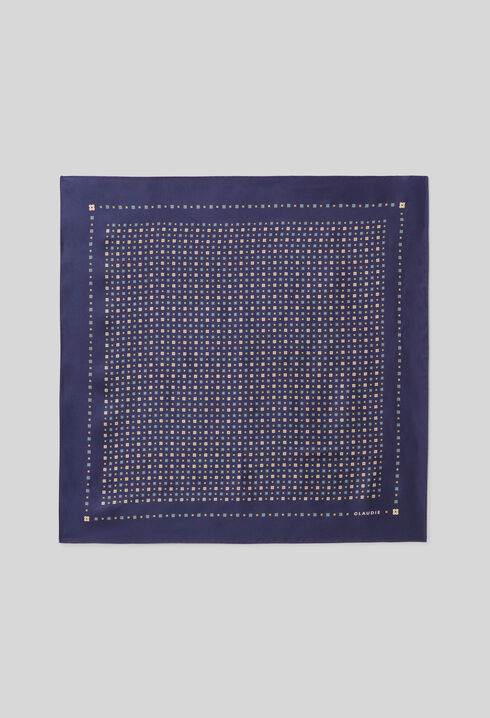 Pañuelo cuadrado estampado