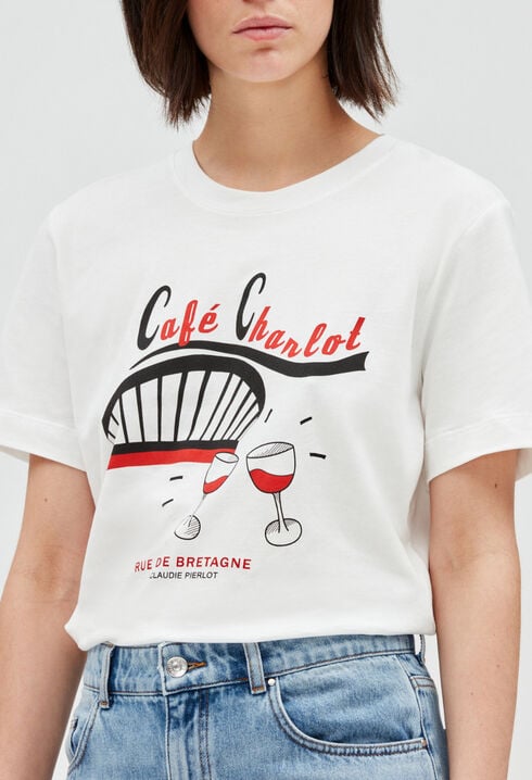 Camiseta Café Charlot cruda