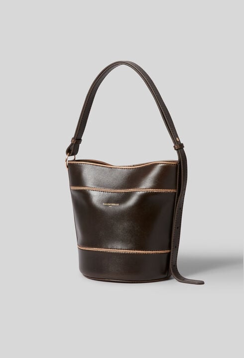 Bolso bombonera Solveig de cuero