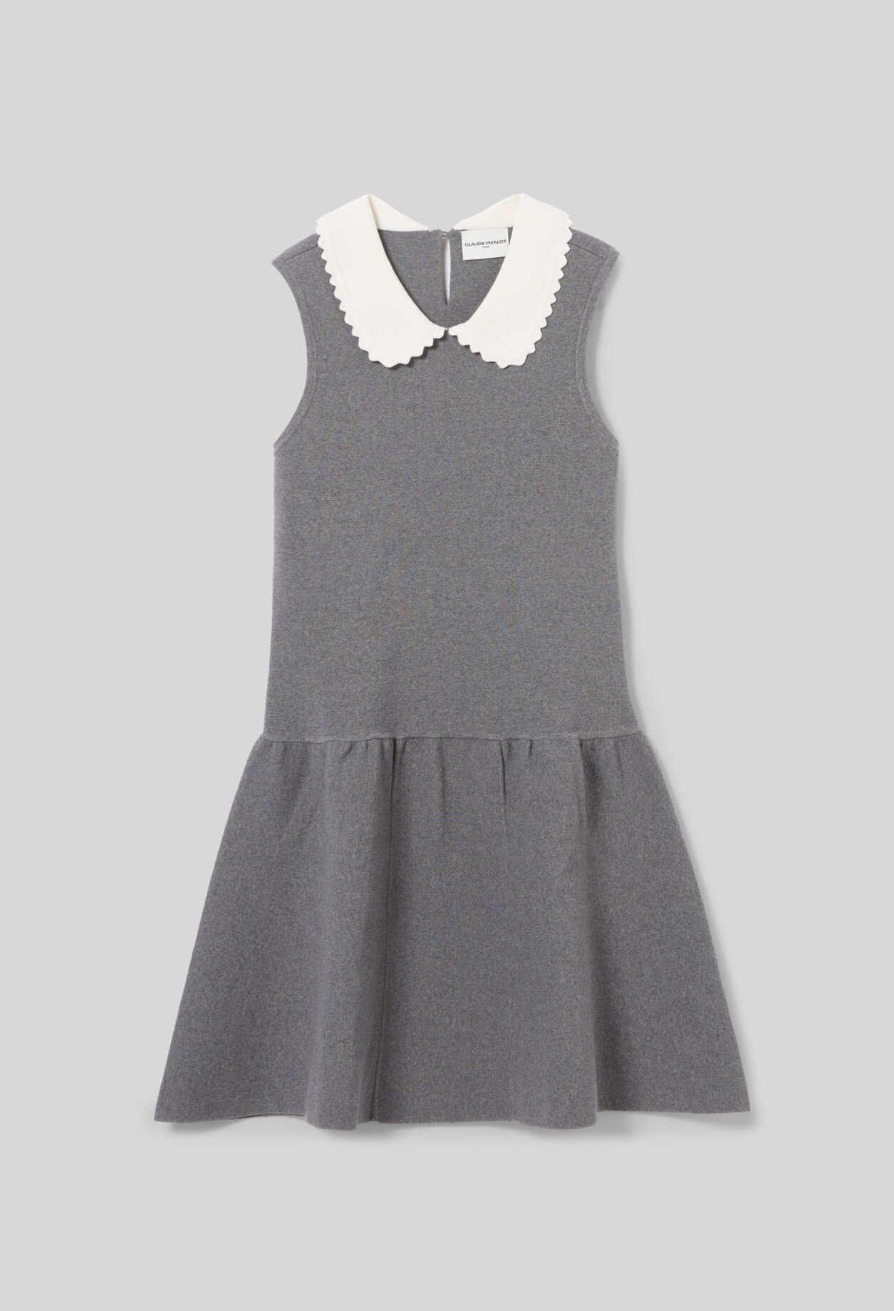 Vestido corto de línea evasé