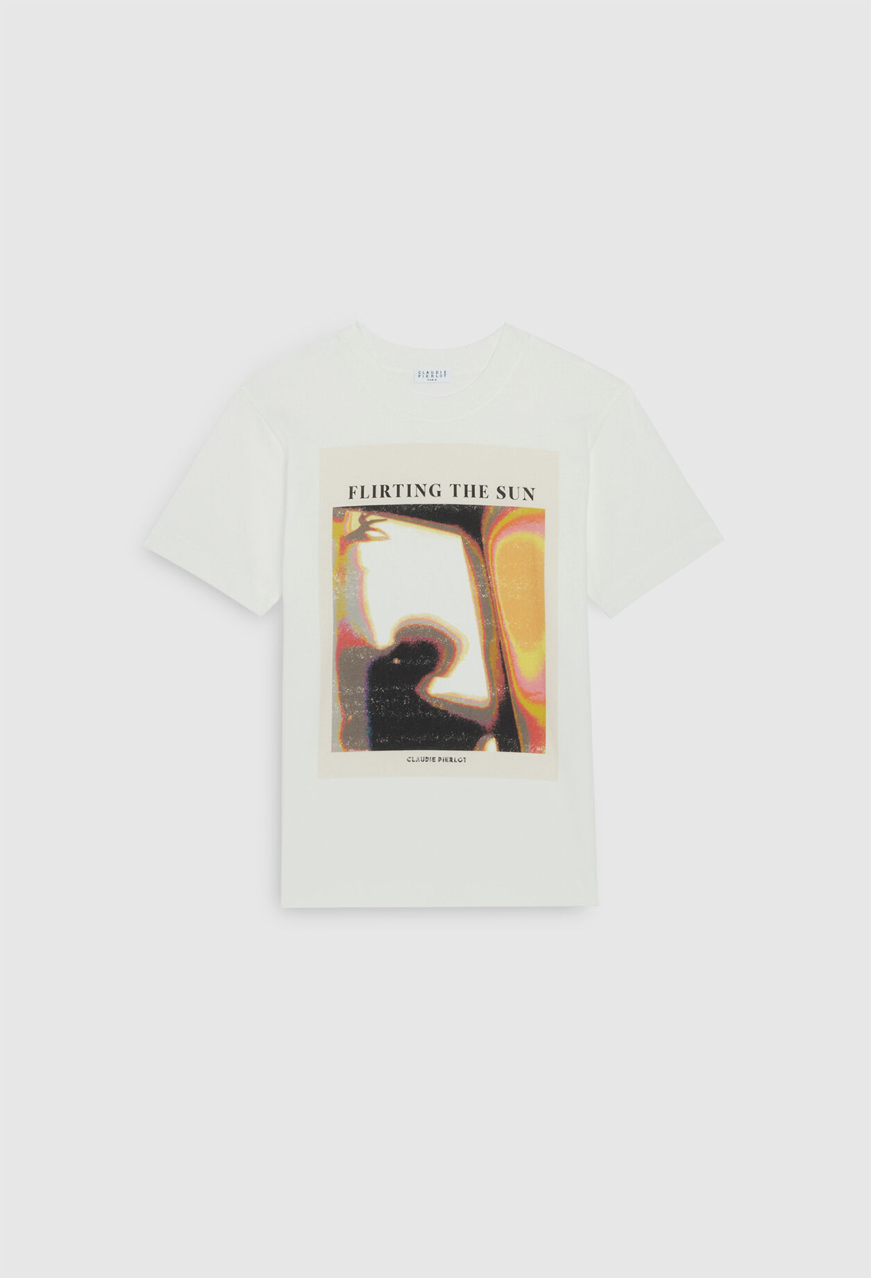 Camiseta blanca de manga corta