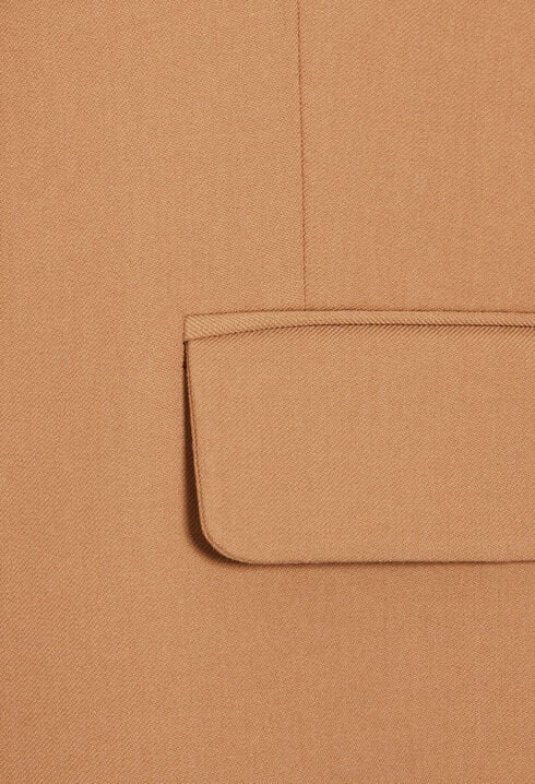 Chaqueta de traje camel