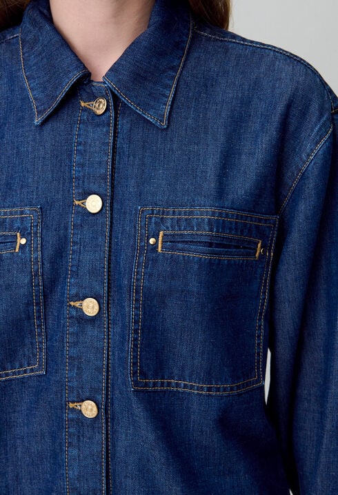 Camisa vaquera oversize