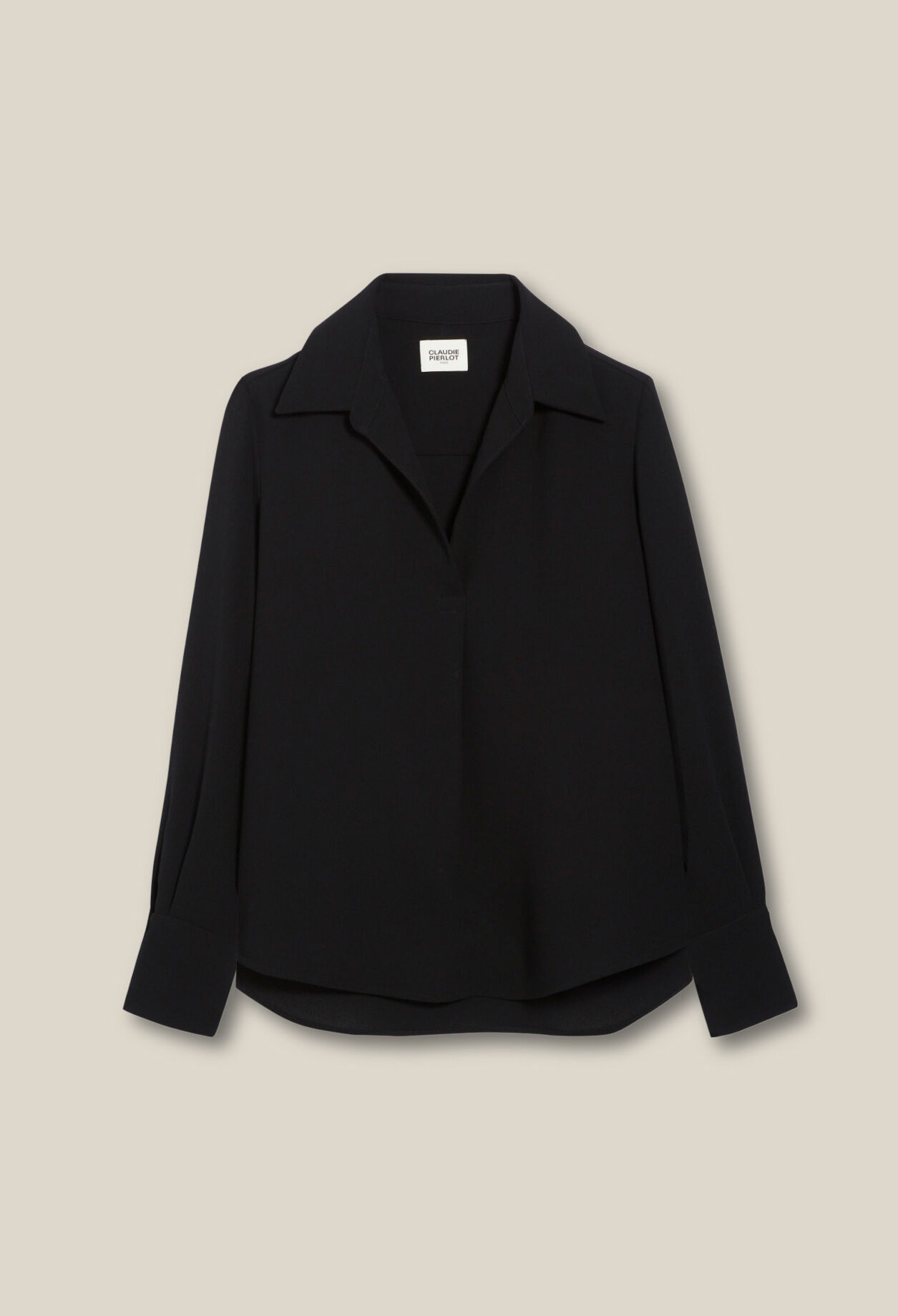Blusa fluida negra 