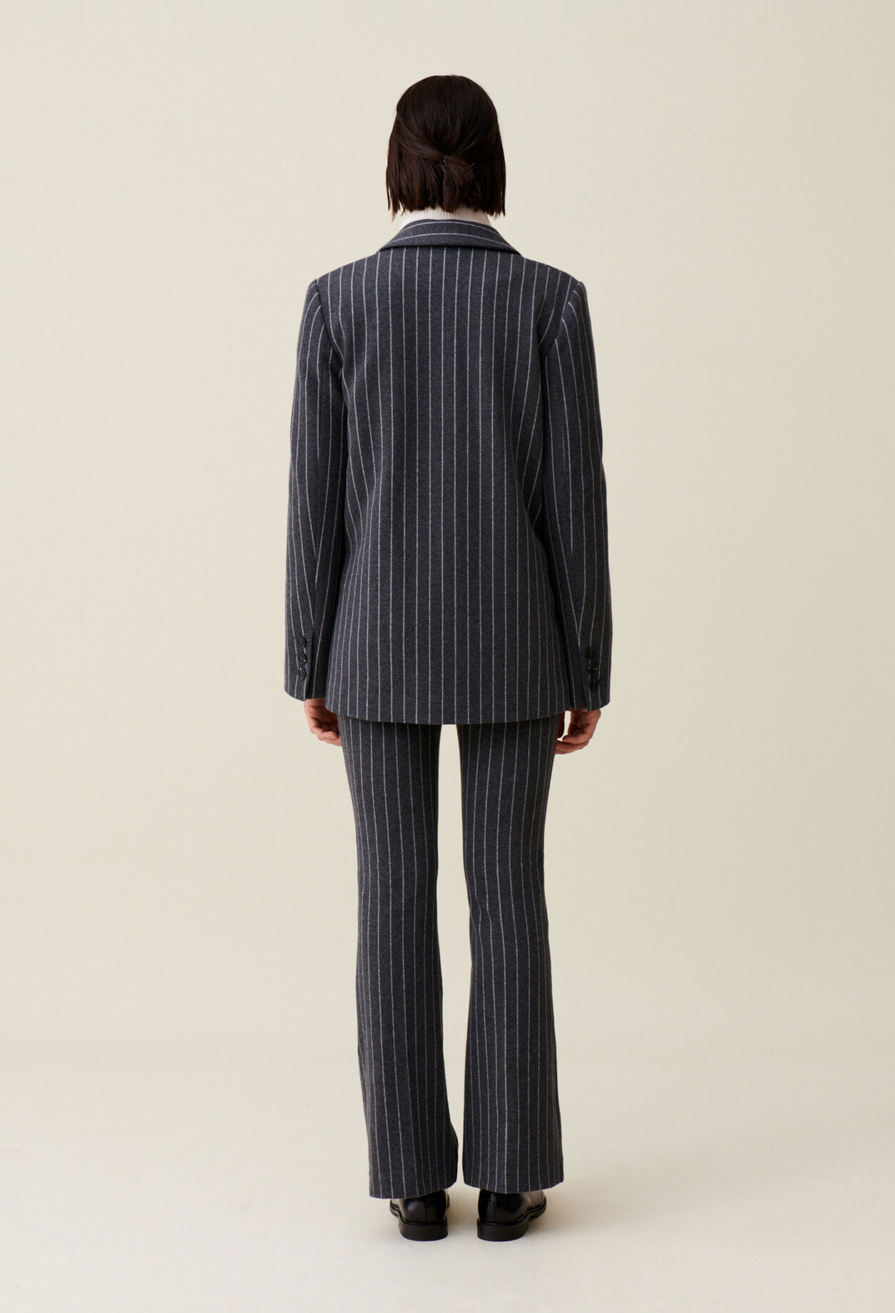 Blazer oversized a rayas