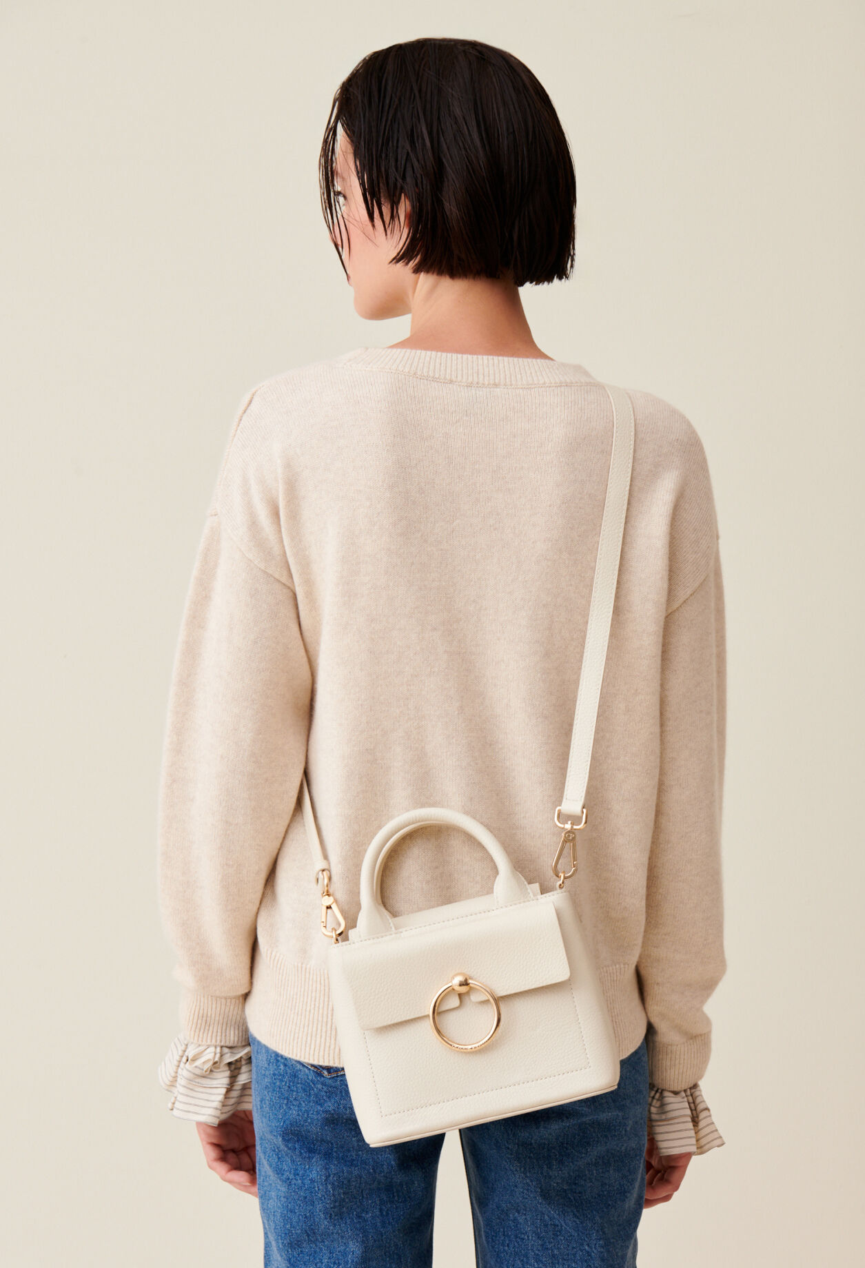 Mini bolso de cuero Anouck