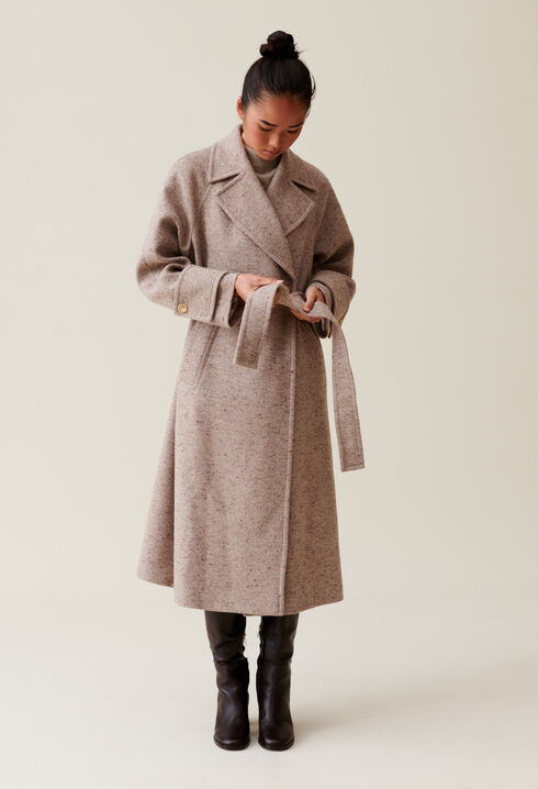 Abrigo estilo trench 7/8