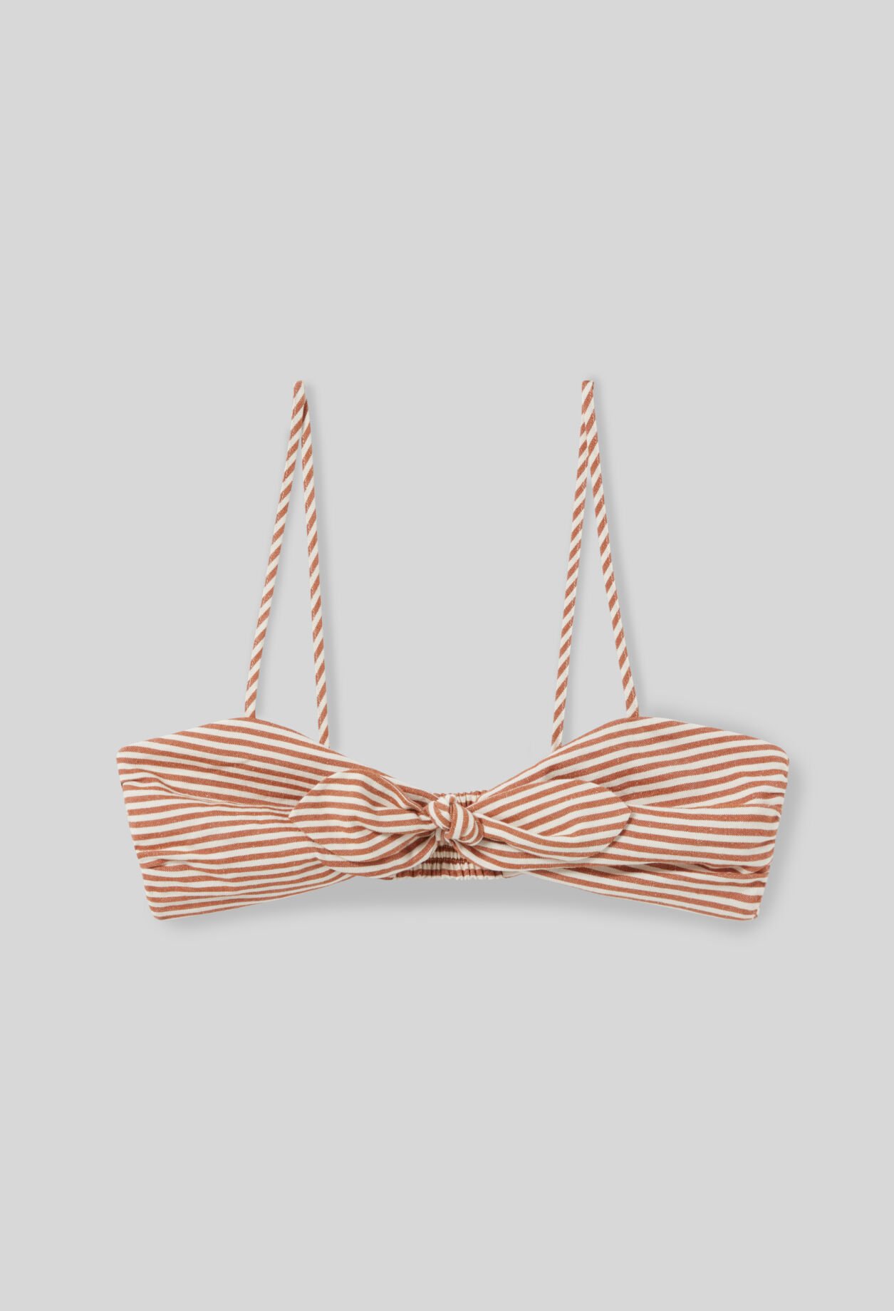 Top bandeau a rayas