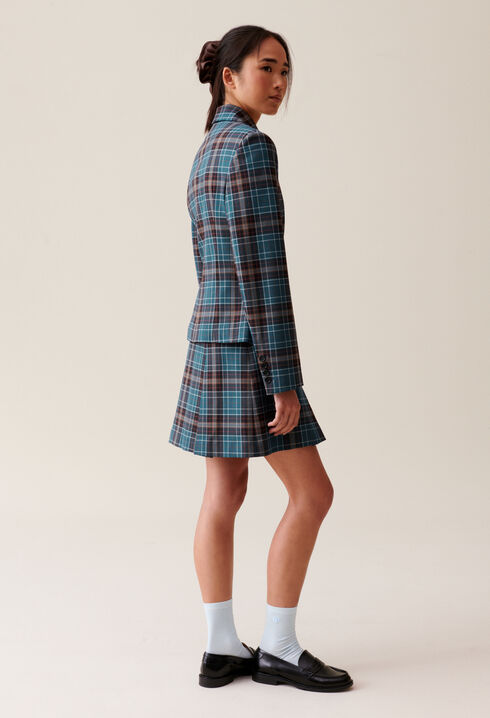 Chaqueta de traje a cuadros