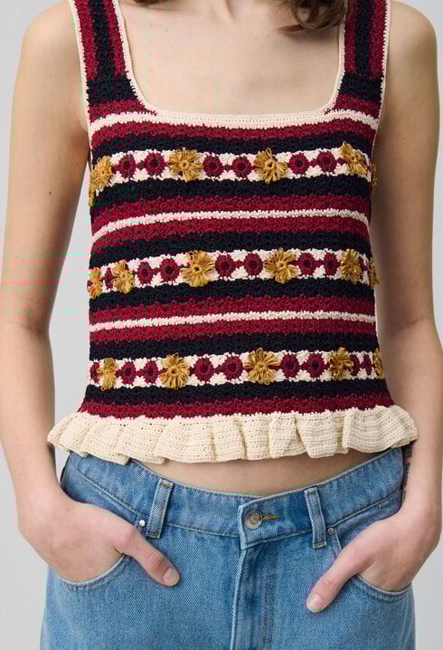 Top de crochet