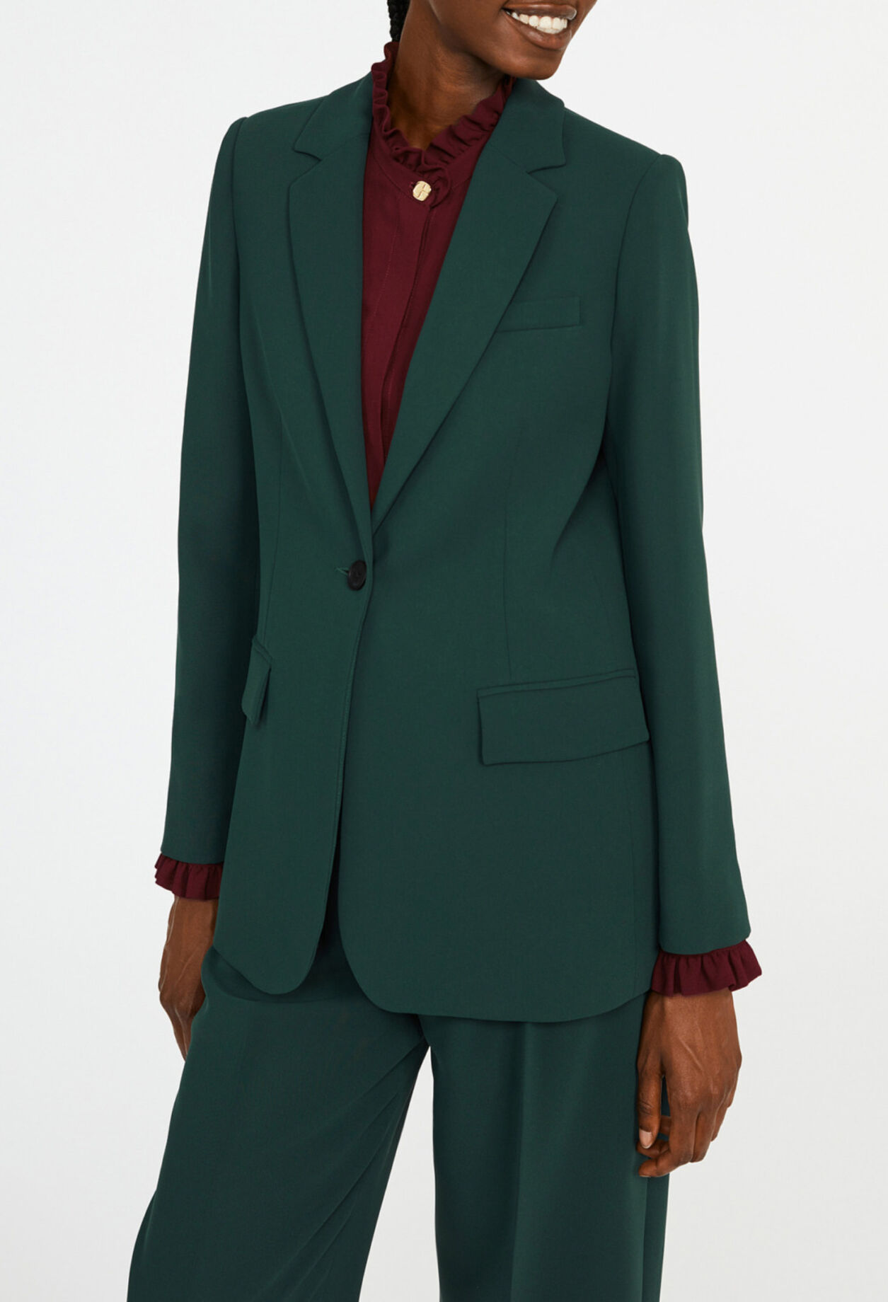 Chaqueta de traje ceñida