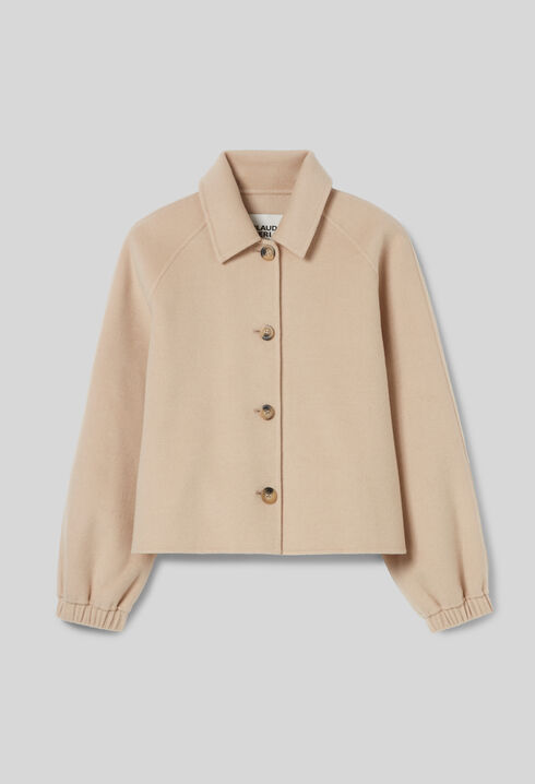 Chaqueta corta cuello camisa