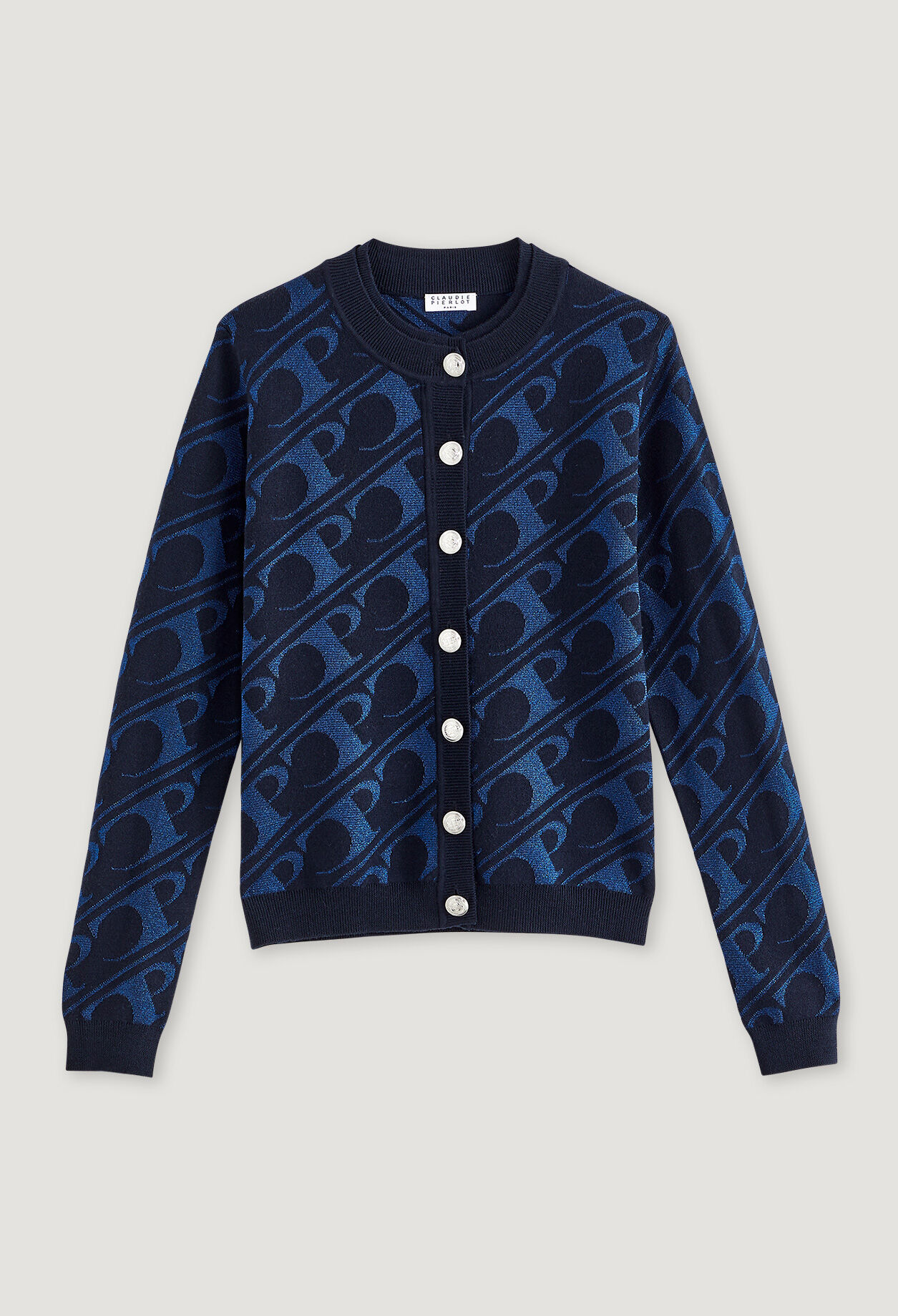 Cárdigan con estampado jacquard