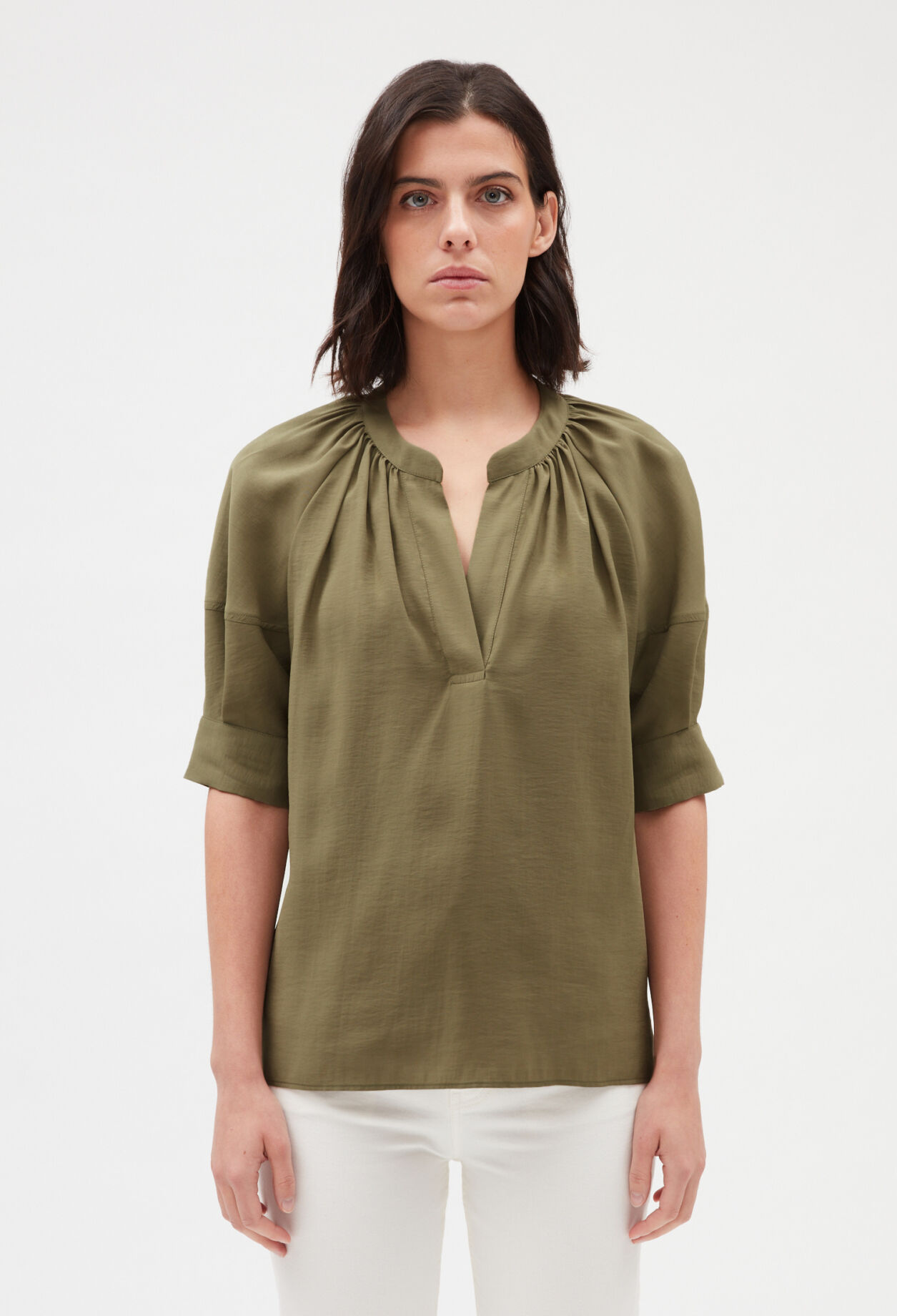 Blusa de manga corta