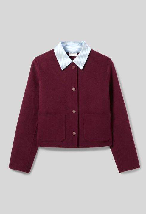 Chaqueta corta de lana