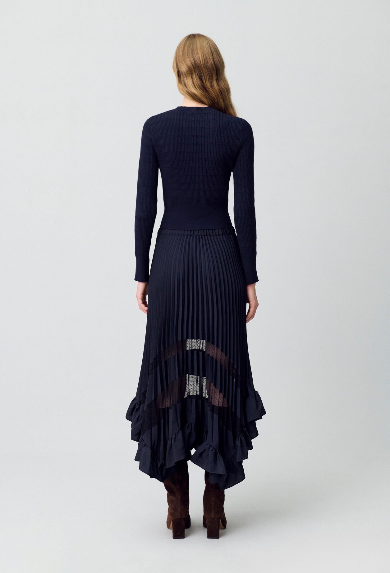 Falda midi