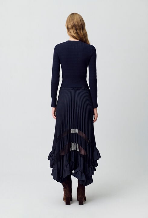 Falda midi