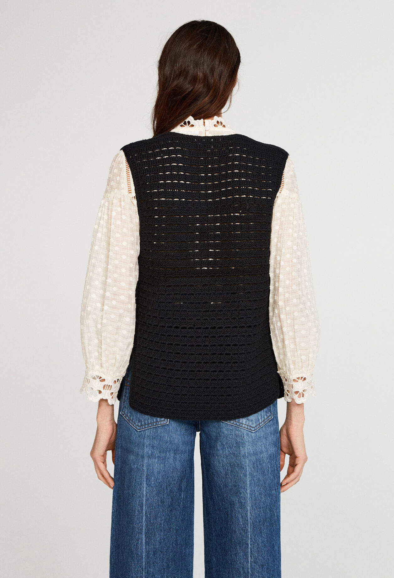 Chaqueta de punto de algodón bio