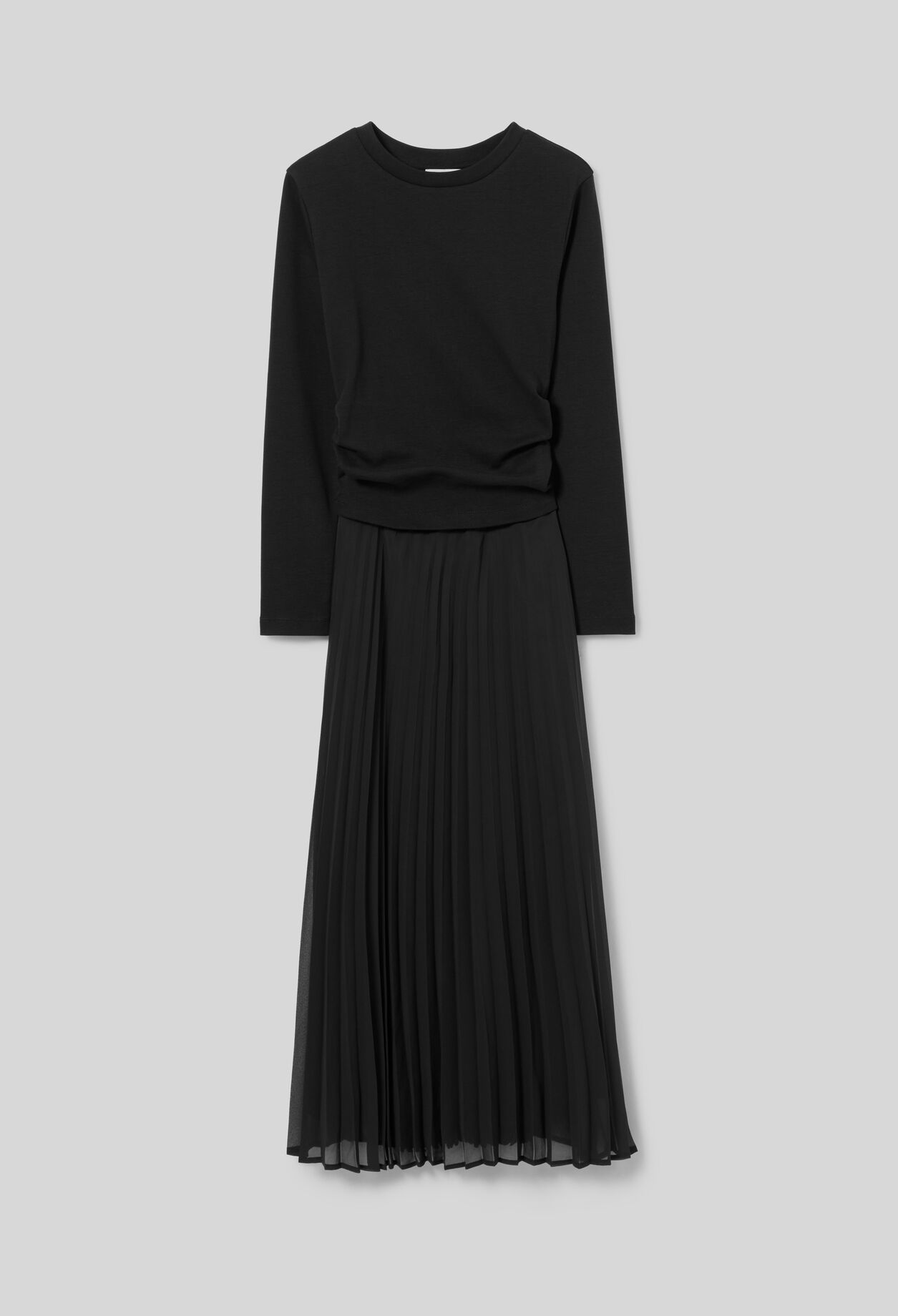 Vestido camiseta bimateria