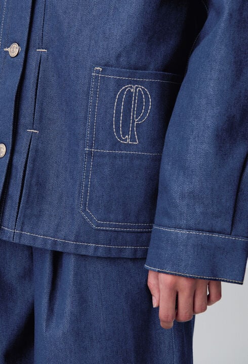Chaqueta vaquera recta