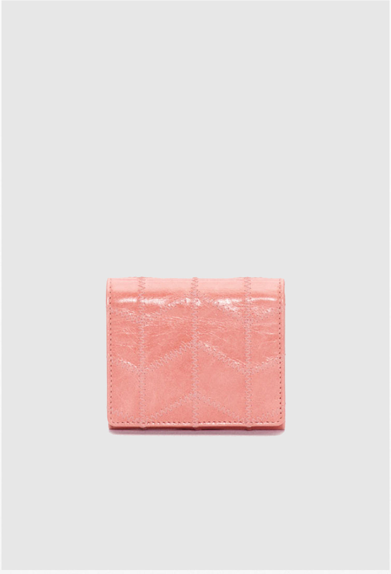 Cartera cuero acharolado
