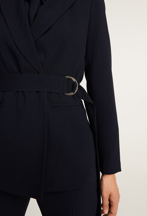 Chaqueta sastre lisa entallada