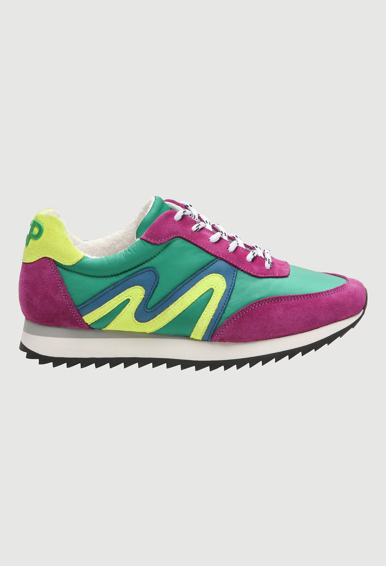 Zapatillas de cuero de colores