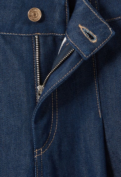 Vaquero de denim índigo recto