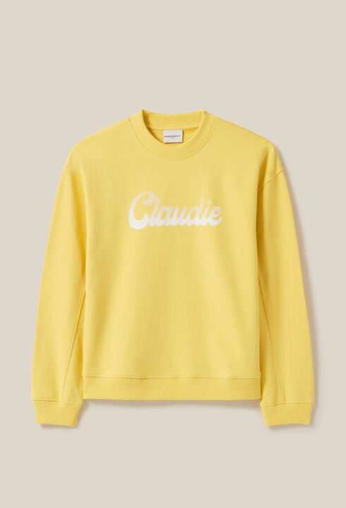 Sudadera amplia Claudie estampada