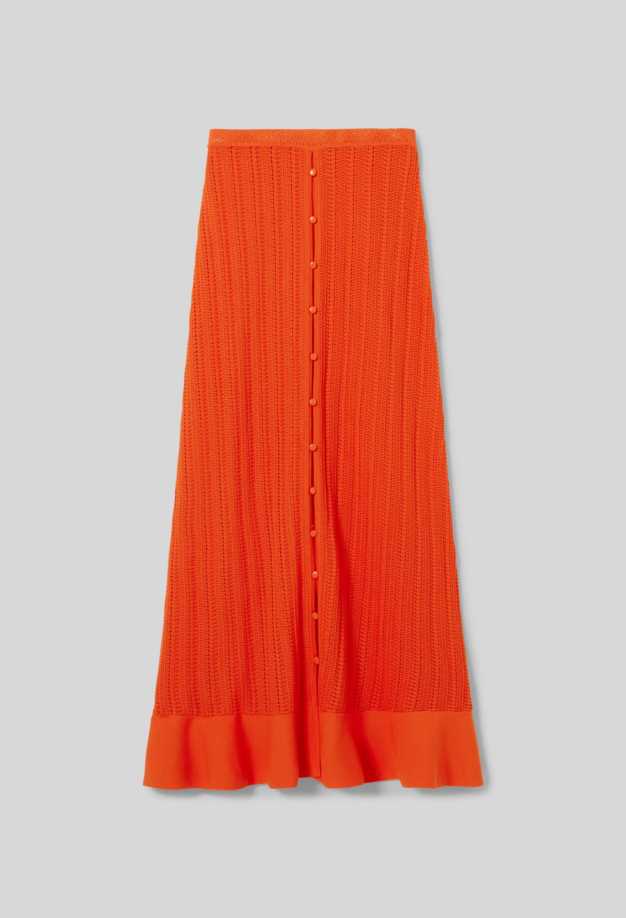 Falda larga de crochet