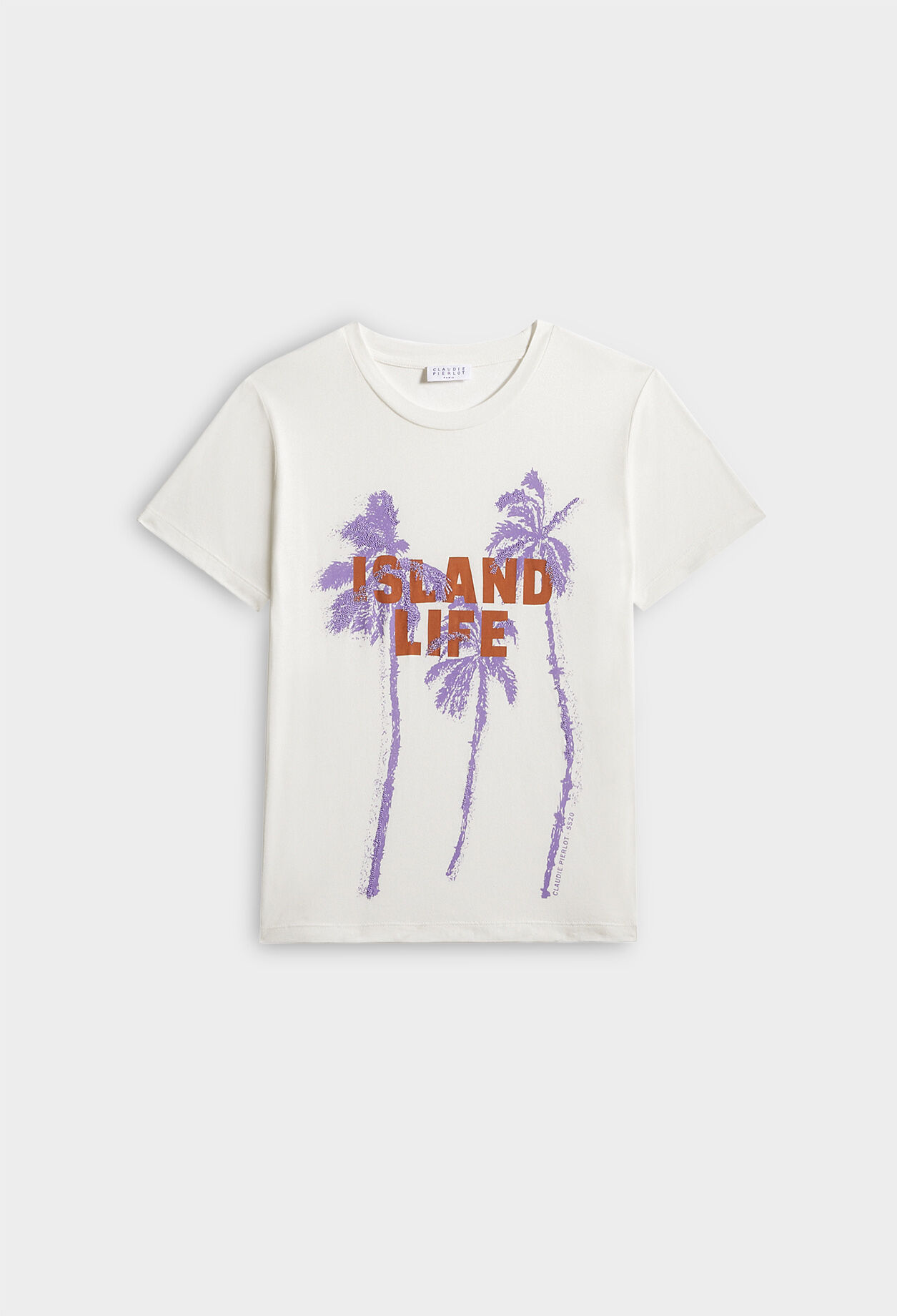 Camiseta serigrafiada de algodón bio