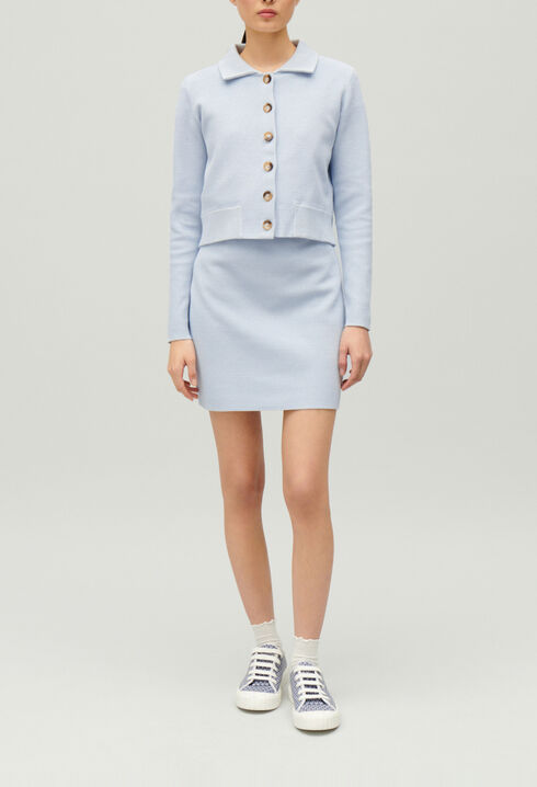 Minifalda de talle alto