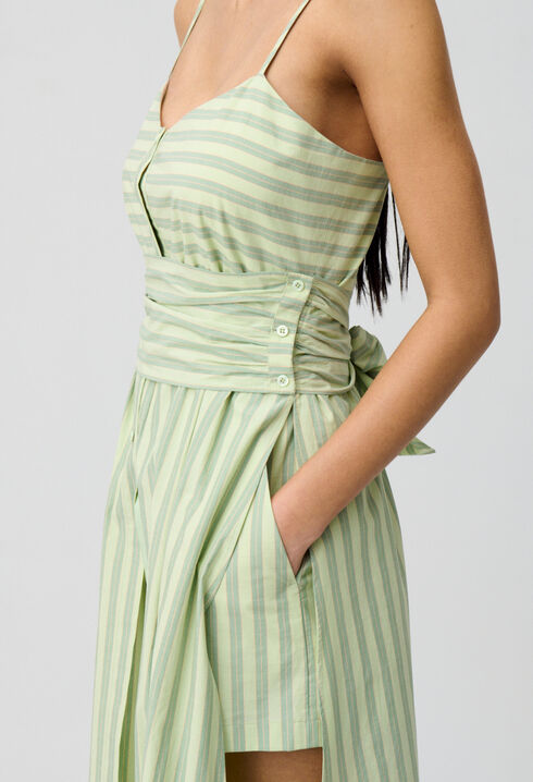 Vestido largo con tirantes