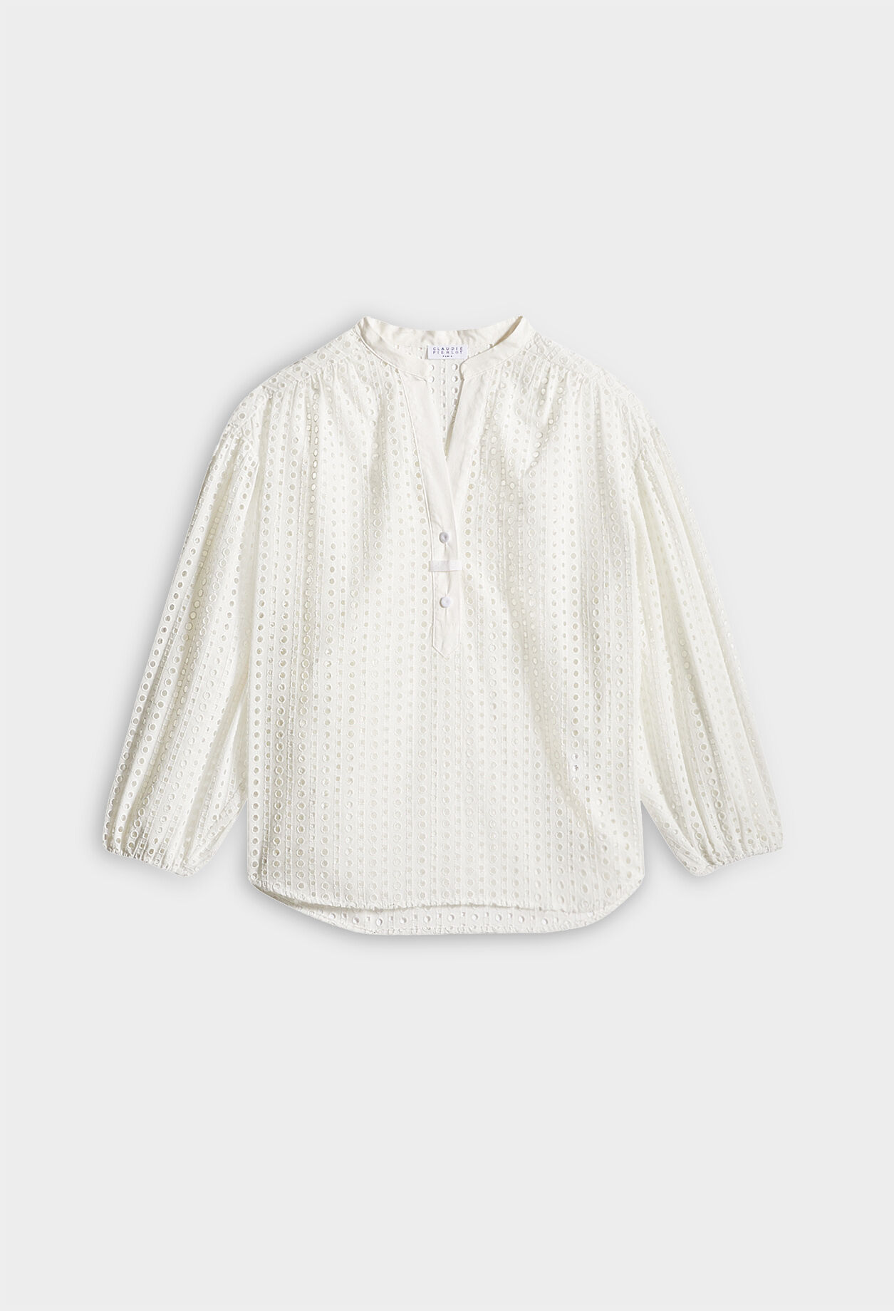 Blusa calada de algodón bio