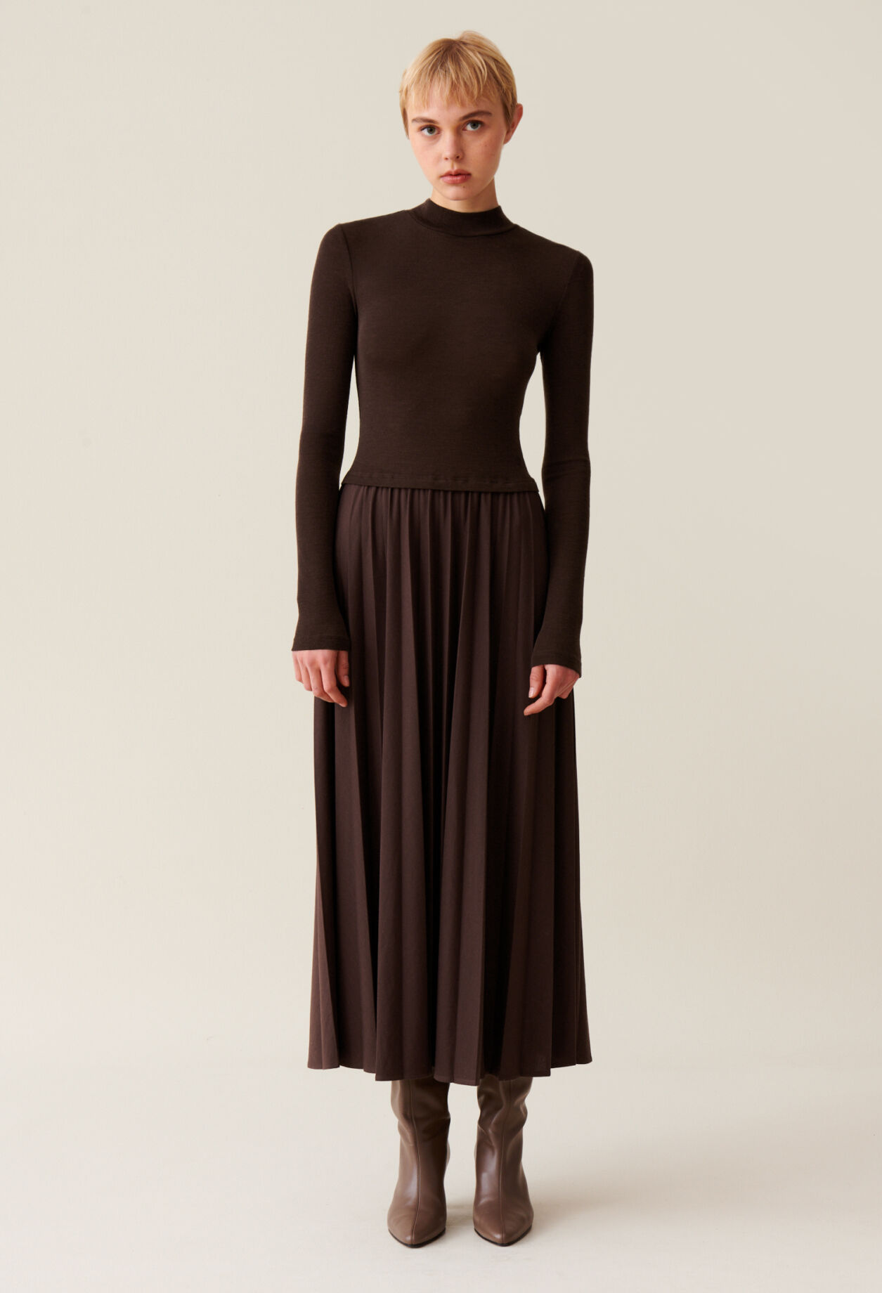 Vestido de punto Twist