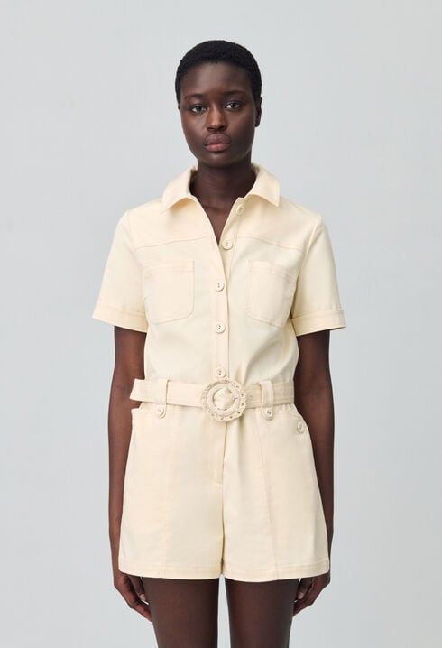 Mono corto estilo camisa