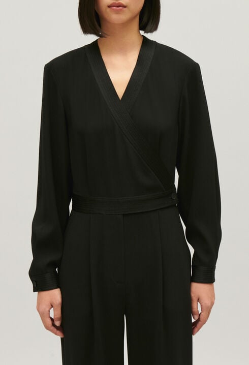 Mono pantalón negro