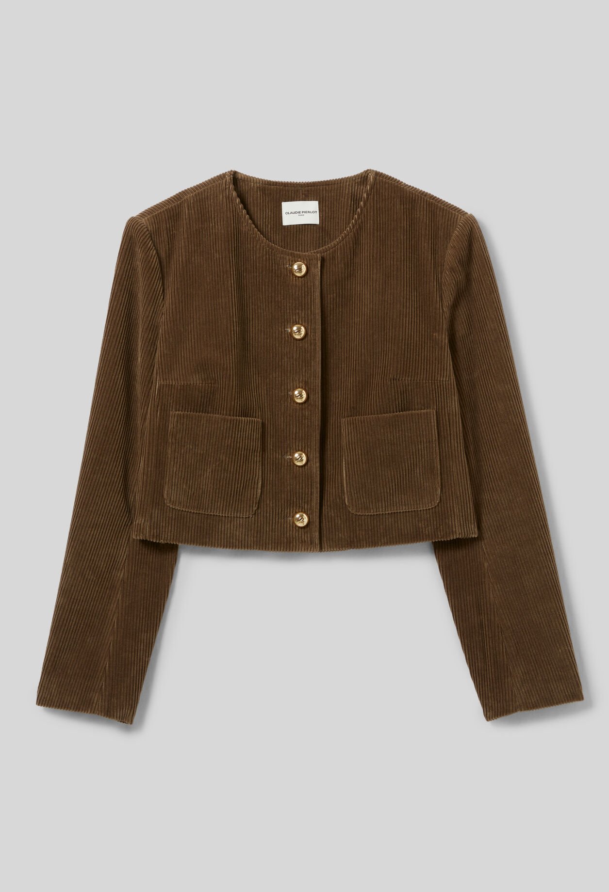 Chaqueta corta de terciopelo