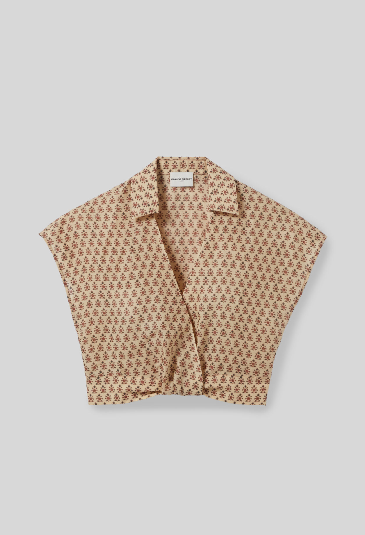 Camisa fluida corta