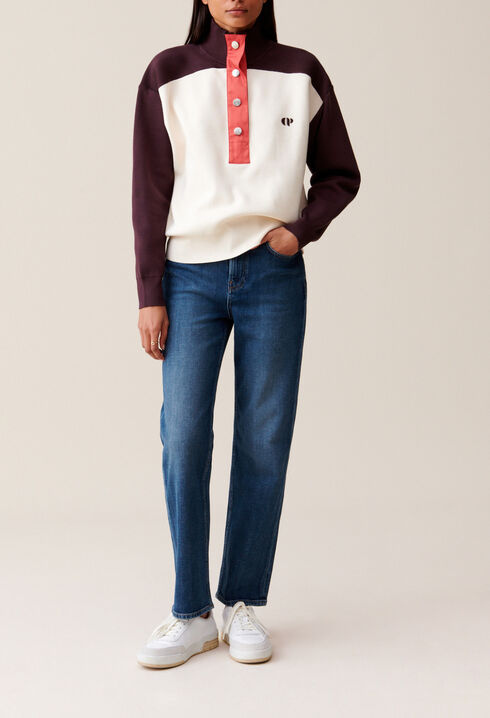 Sudadera Minimum con cuello alto