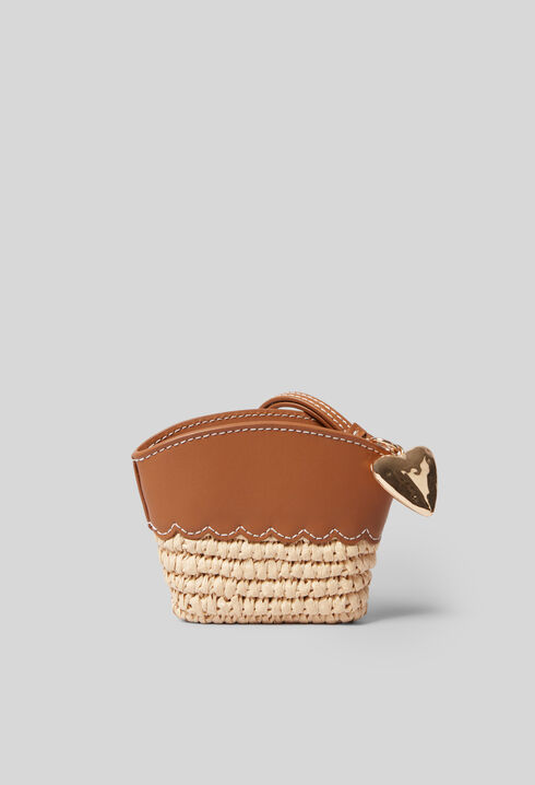 Monedero estilo cesta