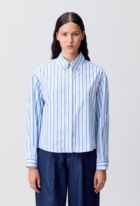 Camisa oversize a rayas