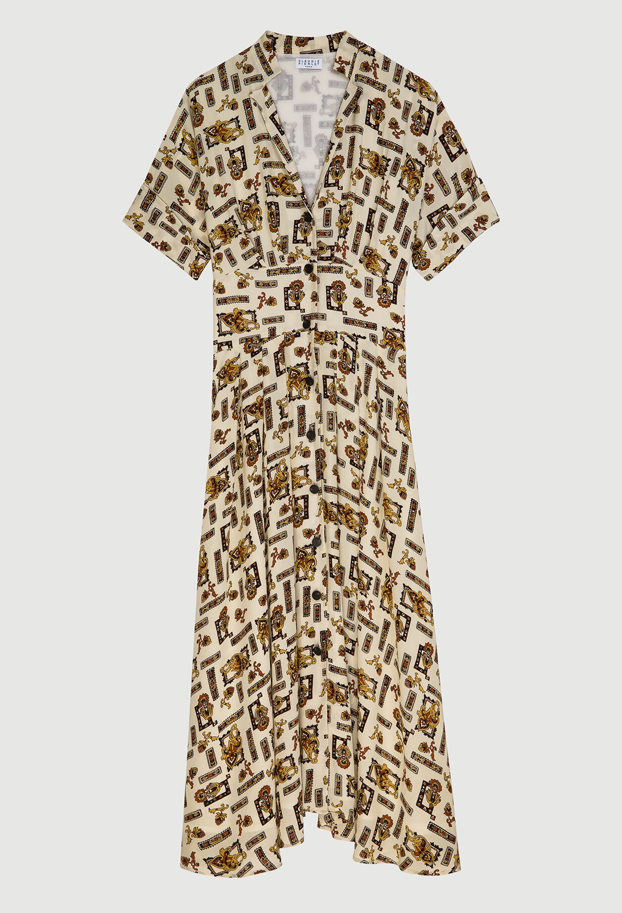 Vestido fular de largo maxi